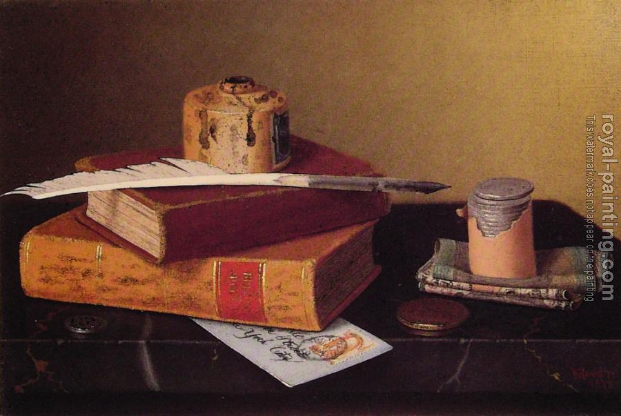 William Michael Harnett : The Bankers Table